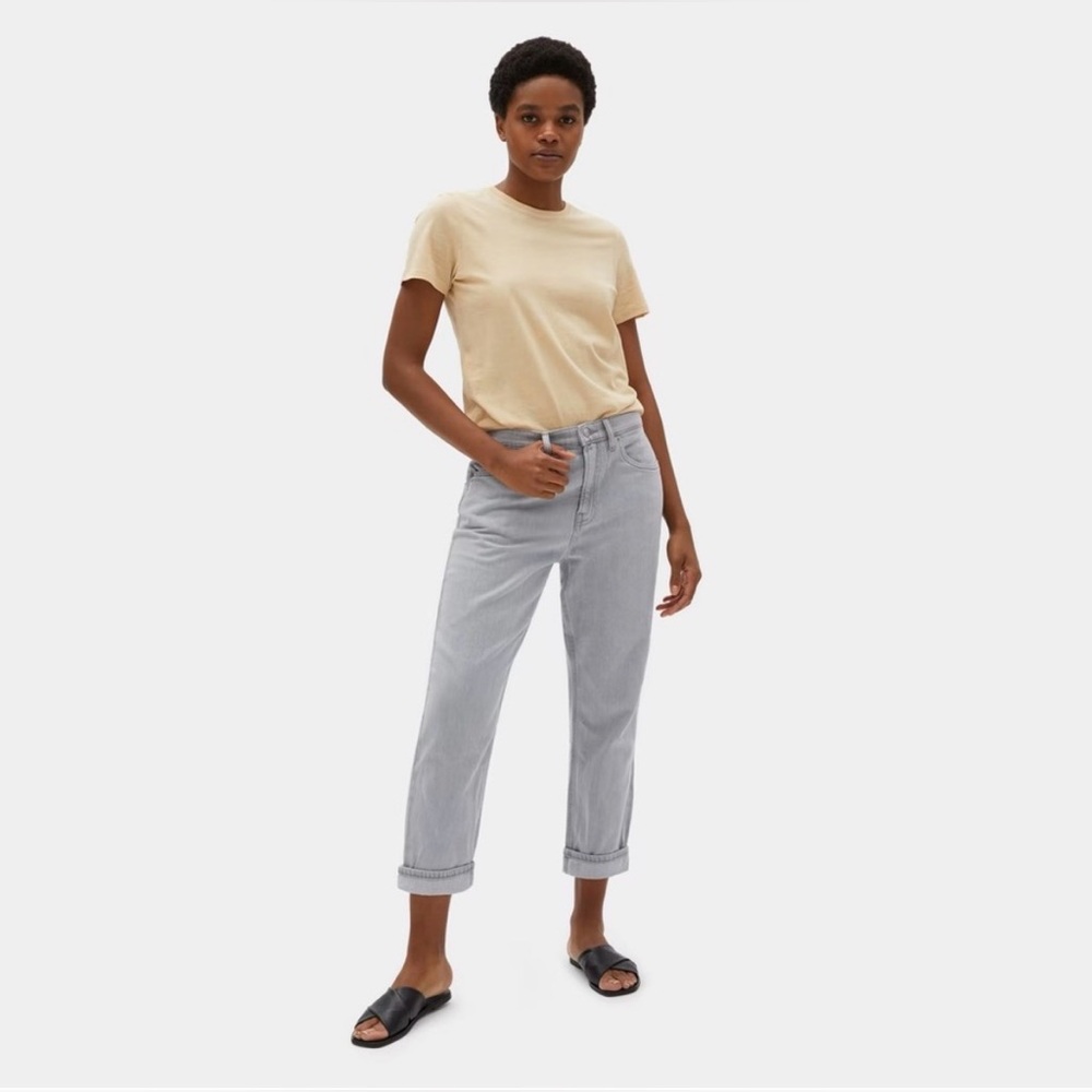 Everlane Summer Jean in Light Gray Ash